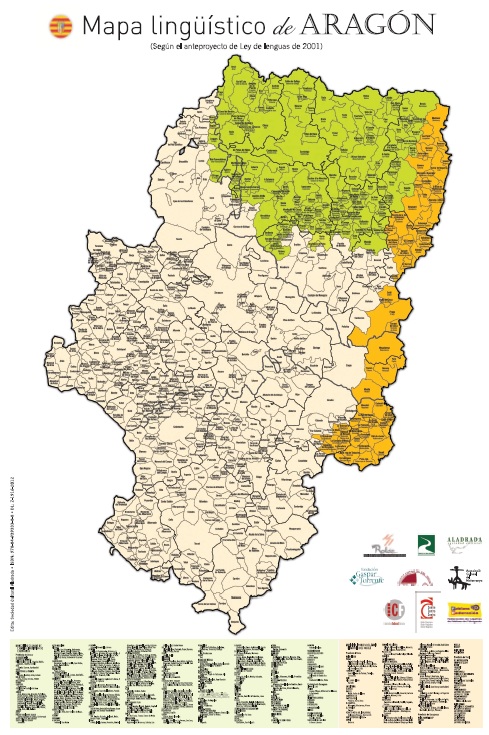 mapa lingüístico de Aragón (Rolde)